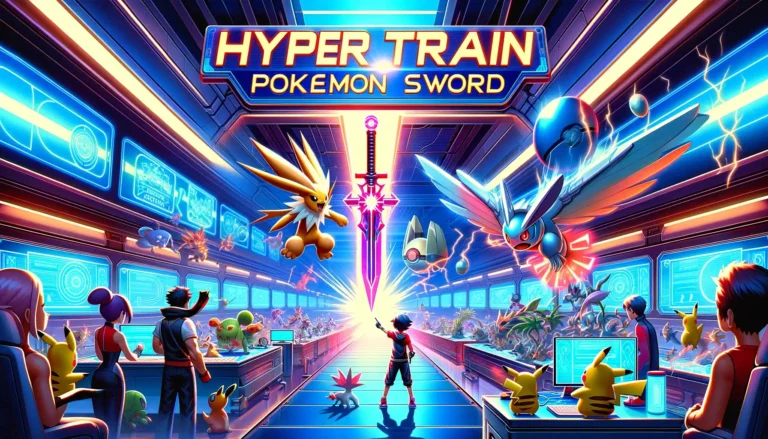 hyper train pokemon sword title image