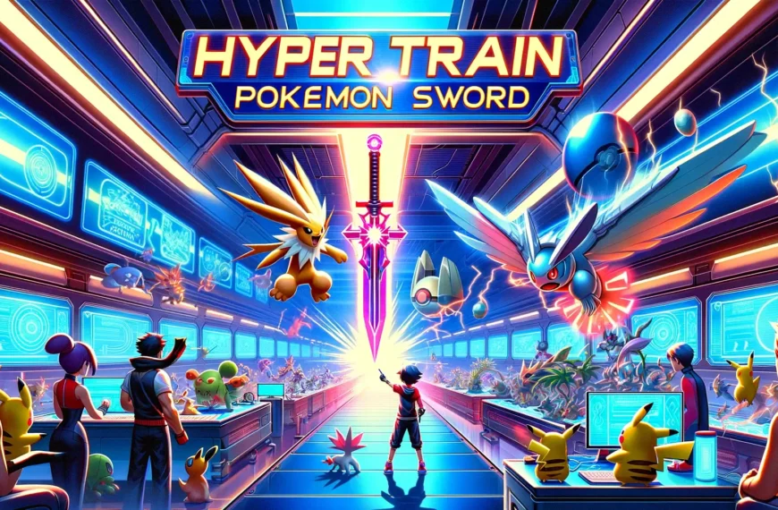 hyper train pokemon sword title image