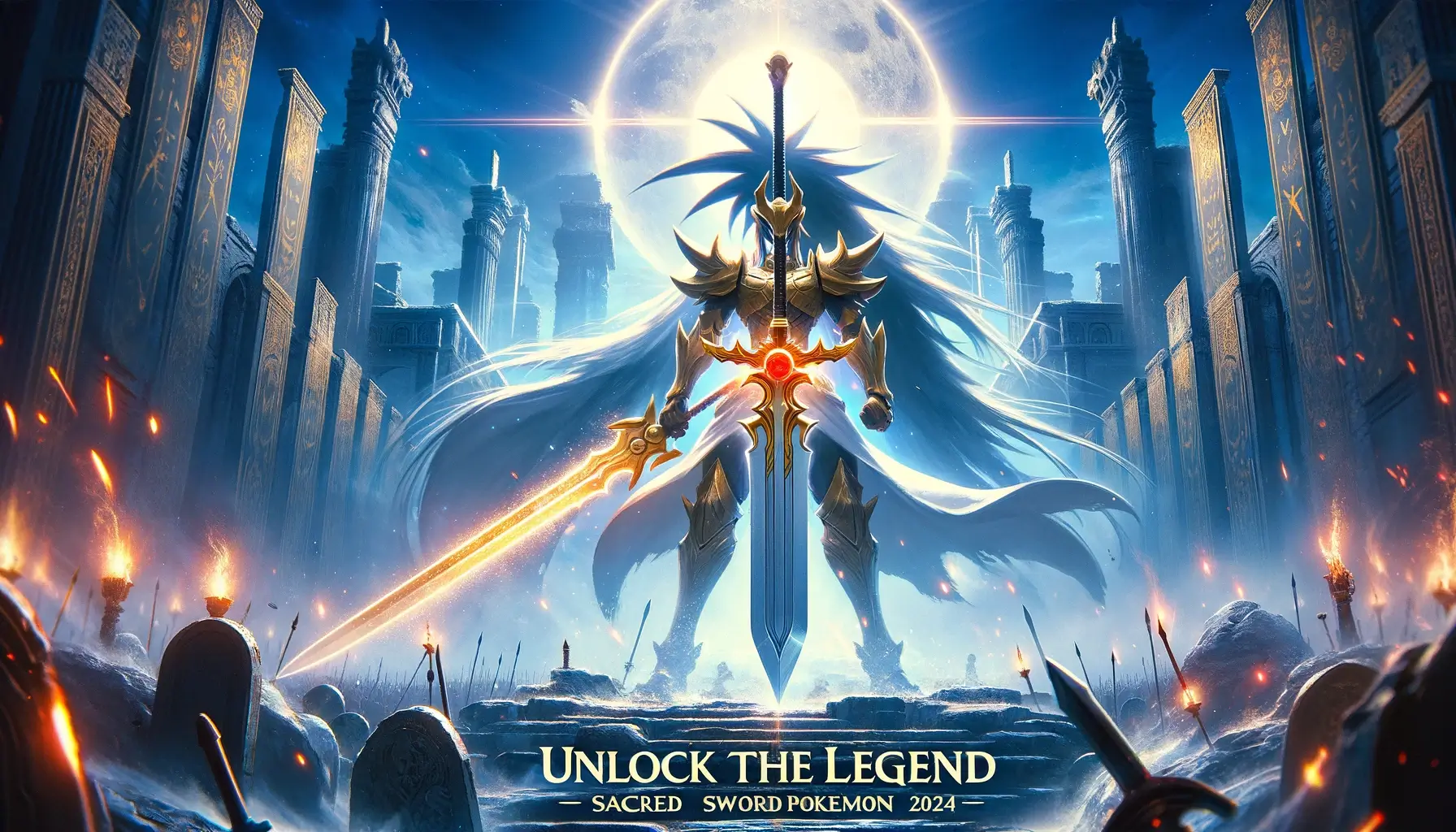 sacred pokemon sword title image