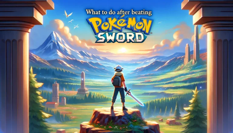 what to do after beating pokemon sword
