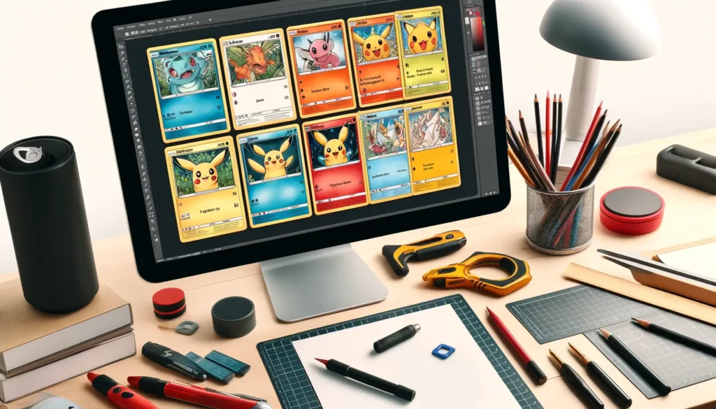 Blank Pokemon Card Template best designs